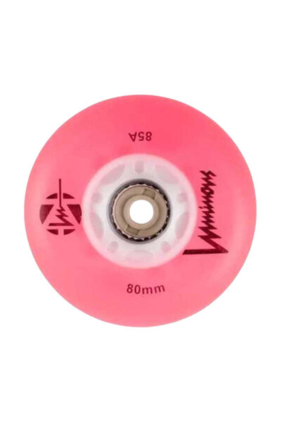 LUMINOUS 80MM/85A ΤΡΟΧΟΣ LED - ΡΟΖ (4 ΤΕΜ.)