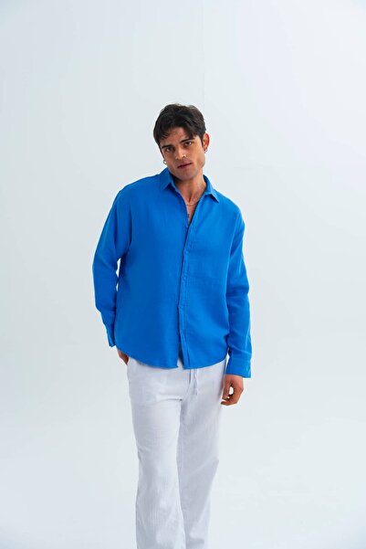 THE OTANTİK Soft Linen Blend - Müslin Gömlek