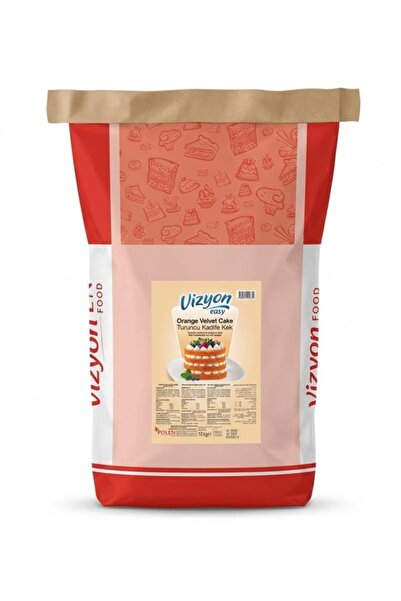 VİZYON Easy Orange Velvet Cake (Turuncu Kadife Kek) Miksi - 10 kg