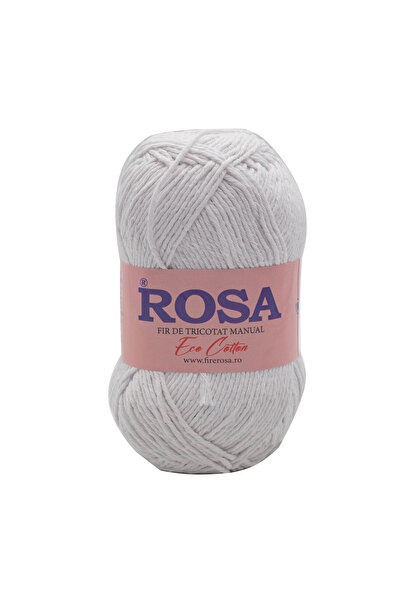 Pin Trade SRL Bobina fir tricotat Rosa Cotton 7501, 100% bumbac reciclat, 100...