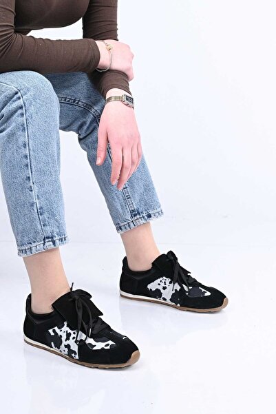 Bestello Lace-Up Thermo Sole Genuine Leather Sneaker 341-0449 Women's Shoes