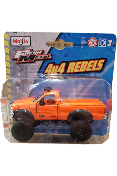 Maisto Masinuta Fresh Metal, 4X4 Rebels, 11 cm, 1:64, Portocaliu