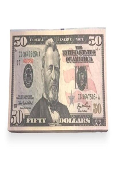 Banadabak Oyuncak Kağıt Para 50 Dolar (1 Adet Fiyatıdır)