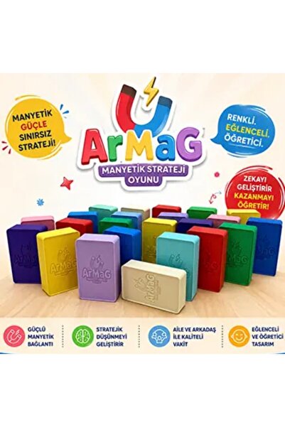 ArMaG Game ArMaG Manyetik Strateji ve Zekâ Oyunu Set