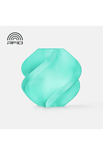 Bambu Lab Filament PETG Translucent 1.75 mm Translucent Teal 1kg RFID refill