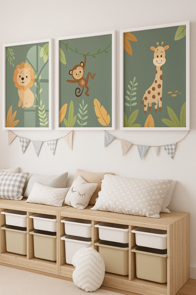 NT Handmade Πλαισιωμένη, προστατευμένη από UV εκτύπωση PVC, Τριπλή ζωγραφική ...