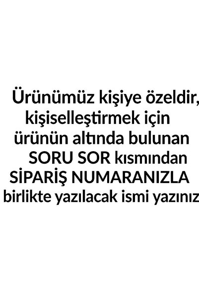 PeriYedi PLAKA ANAHTARLIK ( KİŞİYE ÖZEL )