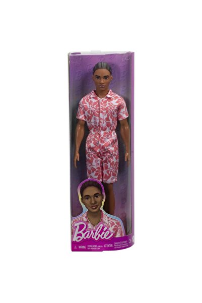 Barbie Κούκλα Φασιονίστας - Αγόρι με Χαβανέζικη Ολόσωμη Φόρμα και Πράσινα Σαν...