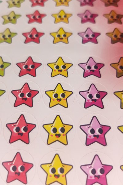 joom Star Sticker for Teachers - Star Sticker - School Congratulations Sticker, Teacher Gift, Motivational Sticker