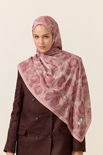 cs camellia scarf Șal Tulip Kraş - Roz