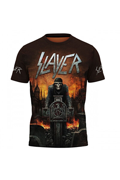 OEM Tricou barbati Slayer , maneca scurta multicolor H029