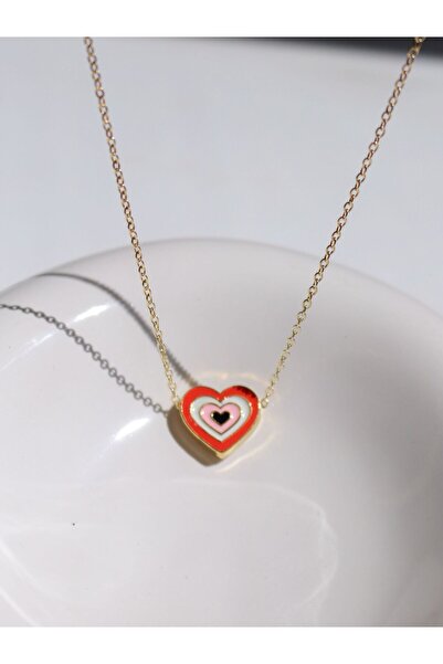 Reorah Collection Orange Power of Heart Necklace