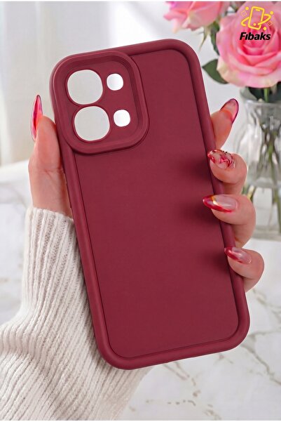 Fibaks Oppo A6 Pro 4G/5G Kılıf Kamera Korumalı Yumuşak Dokulu Darbe Emici Bor...