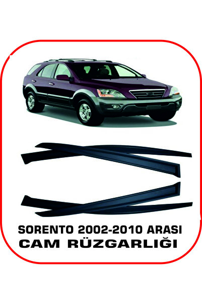 JDM KİA SORENTO 2002 2010CAM RÜZGARLIĞI