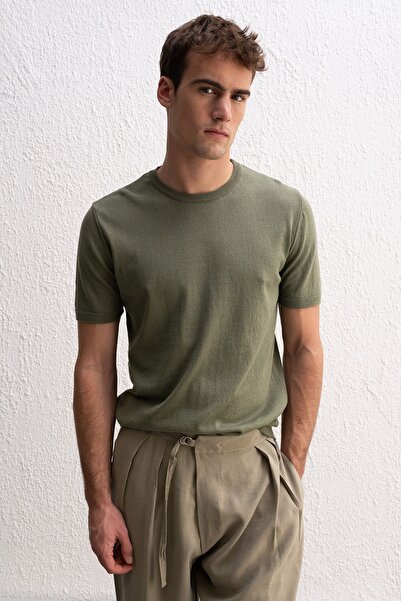 Hiccup GIESTO men's ribbed round neck t-shirt