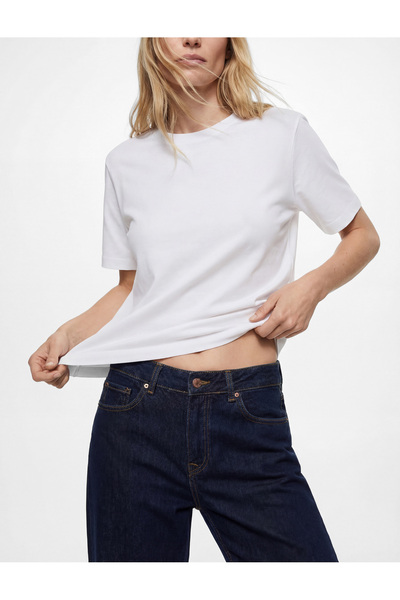Koton Regular Fit Cotton Short Sleeve Crew Neck Basic T-Shirt