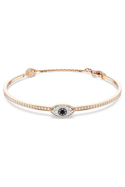 Swarovski Symbolica Bileklik Göz Çok Renkli Pembe Altin Rengi Kaplama L