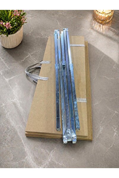 özlüce raf Katlanabilir Pazarcı Tezgah Takımı,Kampet ve 8mm MDF Lam Tabla Set...