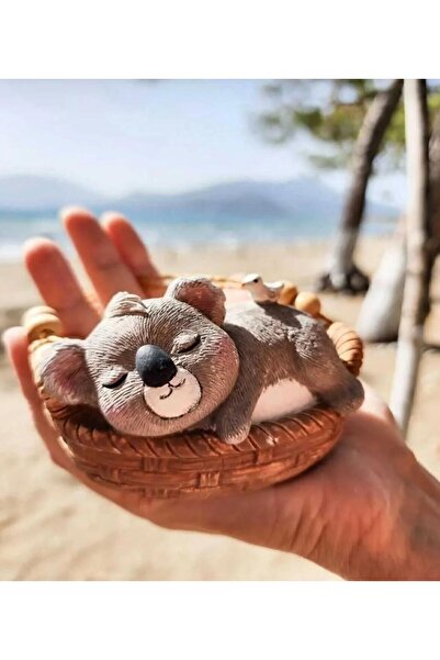 Home sevimli Sallanan Koala 10x7 cm, Bahçe Balkon Süsü, Duvar Dekorasyon Ürün...