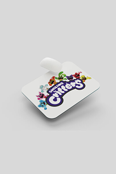 Morinna لوحة ماوس مستطيلة الشكل بتصميم Smiling Critters مقاس 23x19 سم MP-01