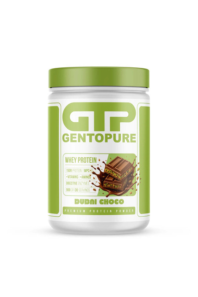 Gentopure WHEY PROTEİN - WPC35 900GR (Dubai çikolatası)