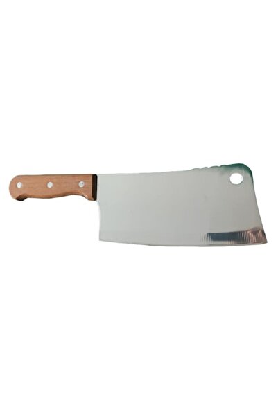 OEM Stainless Steel Cleaver with Wooden Handle, 29 cm