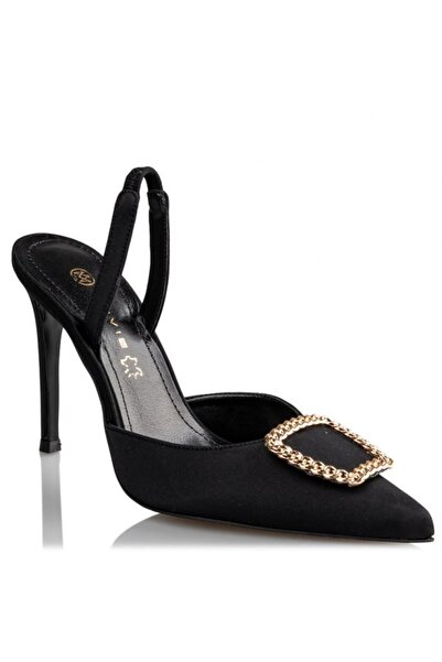 Envie Shoes Γυναικεία Παπούτσια Γόβες E02-16063-34 Mαύρο Σατέν