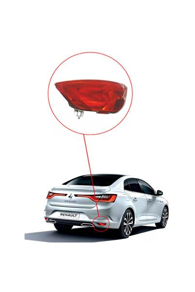 RMS Renault Megane 4 Scenic 4 Arka Tampon Sis Farı Reflektör Sağ 265808906R