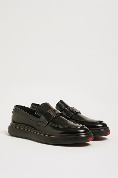 Faruk balkanas Mike Model Genuine Patent Leather Imported Sole Casual Shoes