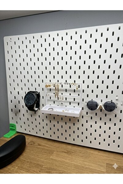 DU&ER 🧱   Skadis Compatible 3-Piece Jewelry & Accessory Organizer Set – Watc...