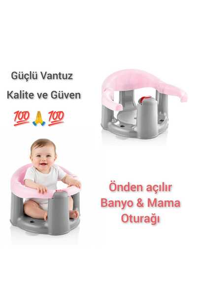 YOGH Vakumlu Önden Açılır Banyo & Mama Oturağı Güçlü Vantuz