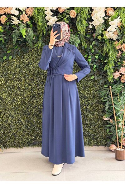 Moda Fatma Linda Krep Elbise