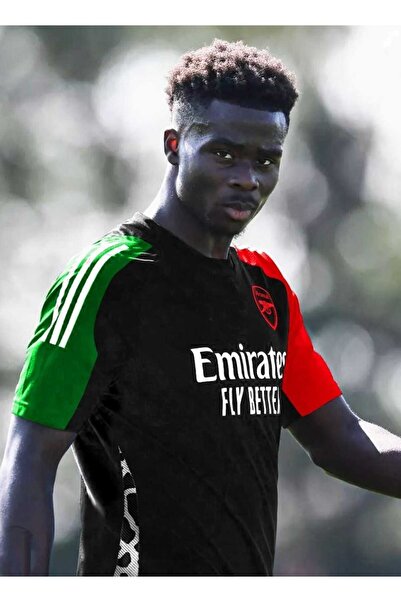 BREATHLESS Arsenal 2024/25 Yeni Sezon Bukayo Saka Deplasman Forması (BLACK)