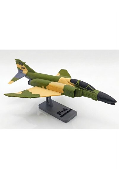 SARIBAŞ TEKNOLOJİ 1:100 Ölçek F-4 Phantom II Kamuflajlı Efsanevi Baba Savaş U...