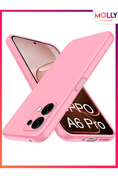 Molly OPPO A6 PRO İçin Pamuk Şeker Liquid İçi Kadife Mat Silikon Kılıf