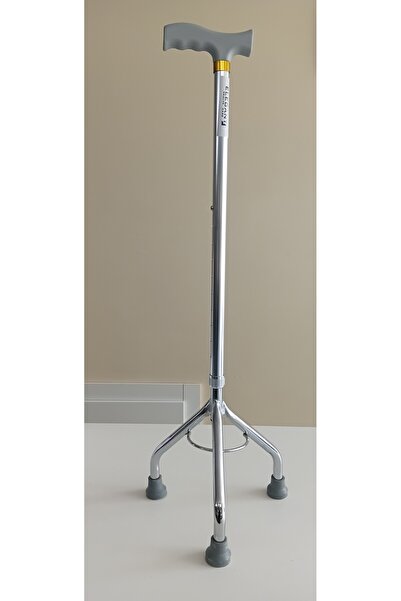 Medikoline 3 Ayaklı Tripod Baston – 10 Kademeli Ayarlanabilir Güçlendirilmiş ...