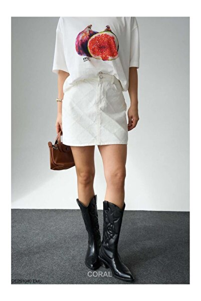 Coral Laser Skirt De261040 White