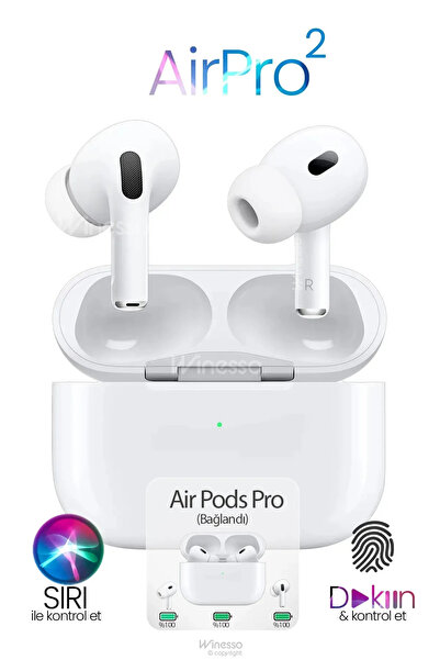 KALİTESENİNLE Iphone11/12/13/14/15/16/17 Uyumlu PRO 2.Nesil Pro Kulaklık ANC ...
