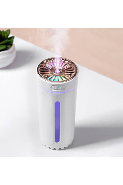 Sensoria Oto Koku Makinesi Araç Ultrasonik Hava Nemlendirici Aroma Difizörü Humidifier Şarjlı Buhardanlık Led Işıklı Şarjlı