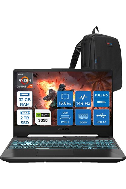 ASUS Tuf Gaming A15 – FA506NCG Amd Ryzen 7-7445HS 32GB Ddr5 2tb SSD Rtx 3050/...