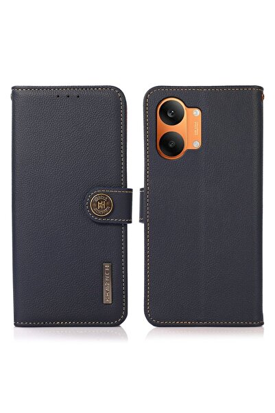 KHAZNEH Δερμάτινη Θήκη Πορτοφόλι Blue (Xiaomi Poco X8 Pro Max 5G)