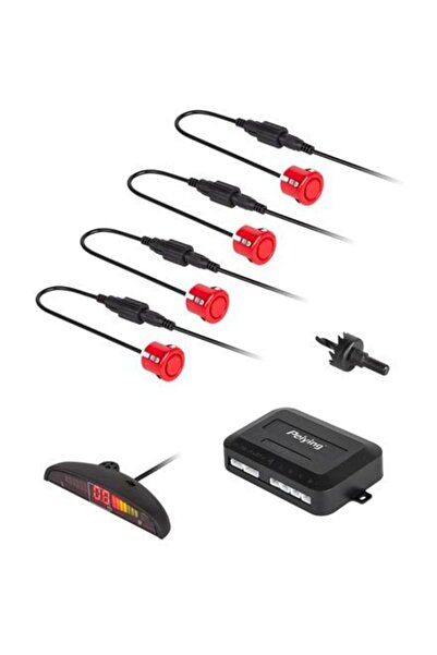 Peiying SISTEM PARCARE DISPLAY LED 4 SENZORI ROSII