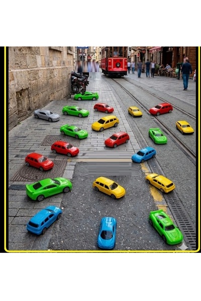 ERTOYS STORE Oyuncak Araç Seti Otomobil Cars Araba Seti 10 Adet Renkli Model ...