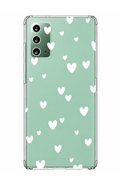 3GEN CASE Samsung Galaxy Note 20 Uyumlu Lüx Desenli Şeffaf Silikon Kılıf