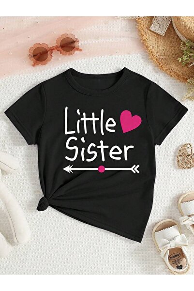 SVART WEAR Μπλουζάκι Little Sister με στάμπα, 100% βαμβακερό, κοντομάνικο για...