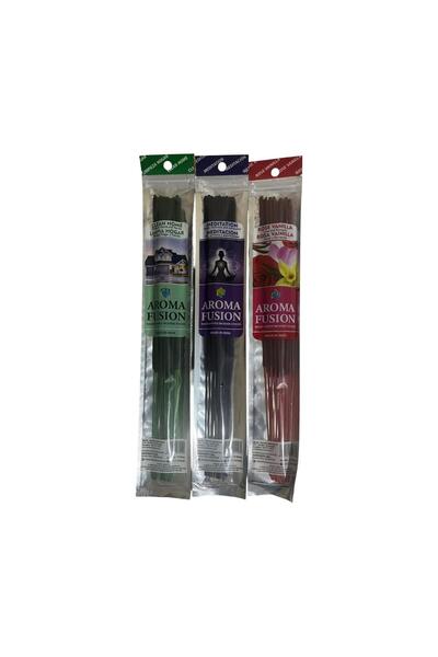 Morey Aroma Fusion 45 Adet Organik Çubuk Tütsü 3 Paket (30 CM - 1 SAAT YANMA ...