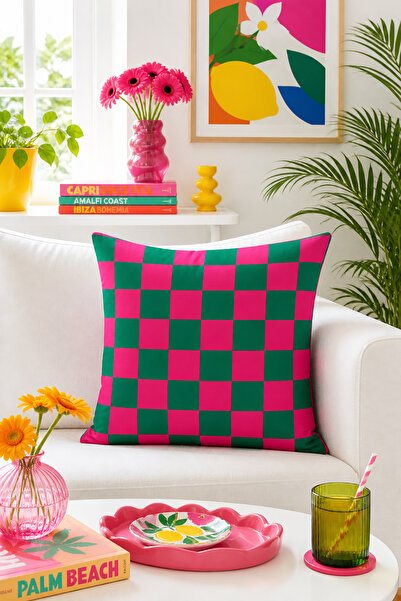 Bertille Home Σειρά Pop Art Κάλυμμα μαξιλαριού διπλής όψης με ψηφιακή εκτύπωση