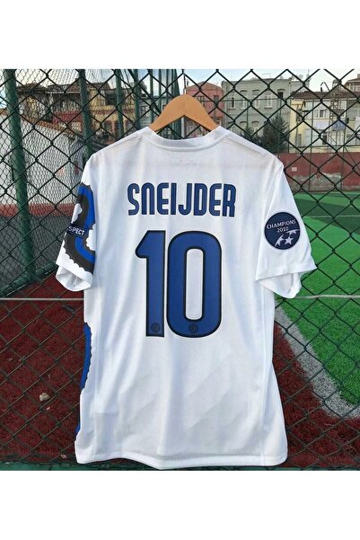 AJAX STAR Inter 2010 Şampiyonlar Ligi Finali Dragon Desenli Wesley Sneijder F...