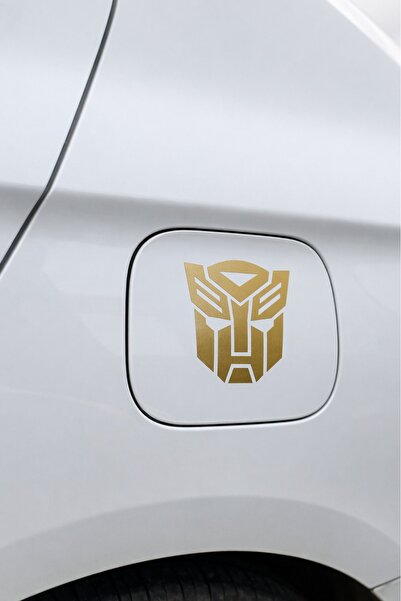 Banxtre Motor ve Araba için Gold Renk Transformers Sticker Etiket (1 Adet)