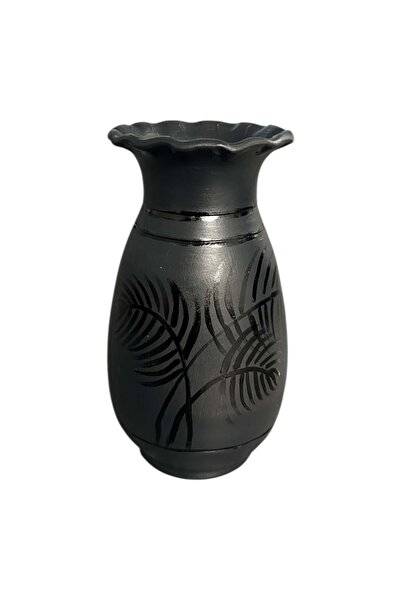 Ceramica Martinescu Black ceramic vase, minimalist, refined design